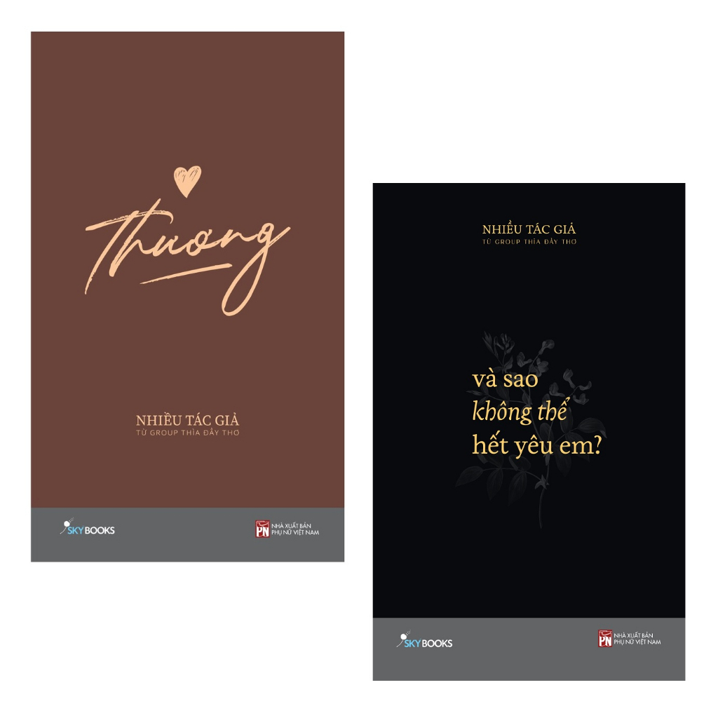 Sách - Combo Thơ: Thương + Và Sao Không Thể Hết Yêu Em?