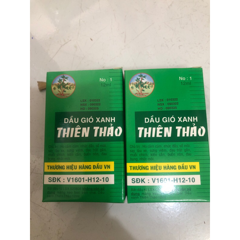 dầu gió xanh thiên thảo