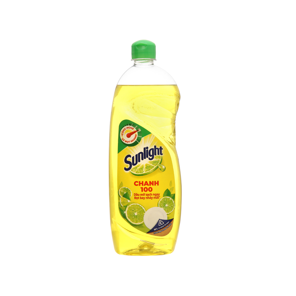 Nước rửa chén Sunlight chiết xuất chanh chai 725ml