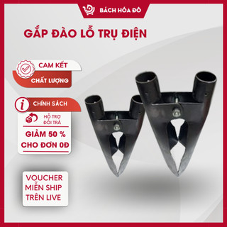Gắp đào lỗ trụ điện _ Len kẹp đào đất _ Cạp đất ,,