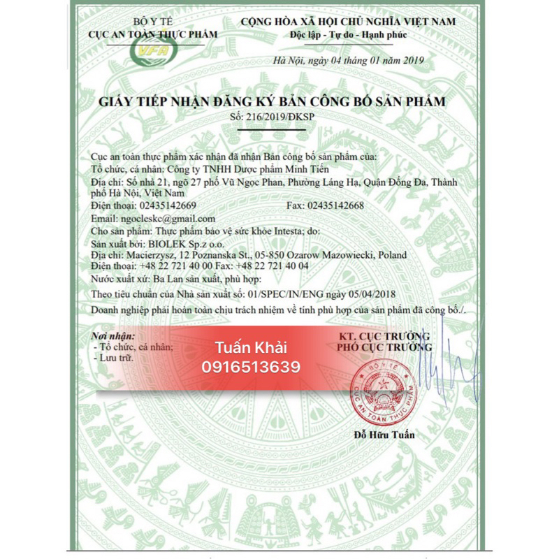 INTESTA hộp 60 viên - giải pháp hữu hiệu cho chứng ruột kích thíchh nó