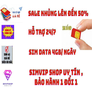 Sim 4G ( Vinaphone đã nạp 79k ) Itelecom MAY TẶNG 90GB/tháng
