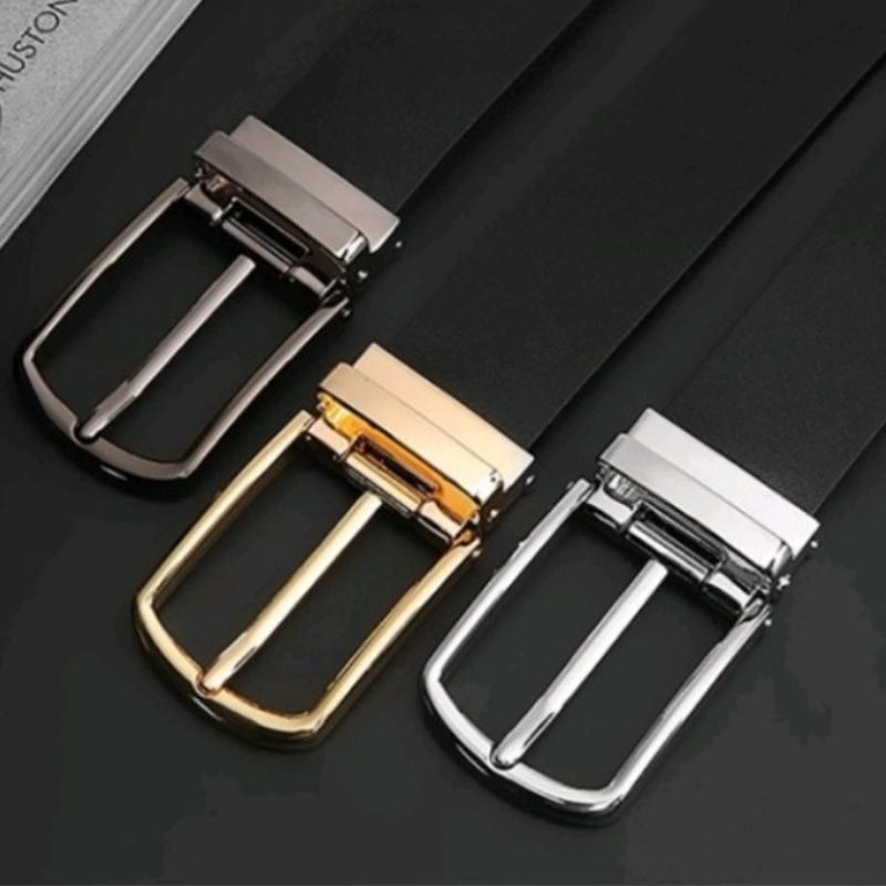 Thắt lưng nam bản rộng 3.3 cm đục nỗ sẵn [ DA THẬT 3.3 CM ĐỤC NỖ SẴN ]