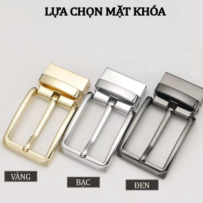 [ khóa cao cấp ] mặt thắt lưng khóa kim 3,5 cm lắp vừa dây 3,2 đến 3,4 cm