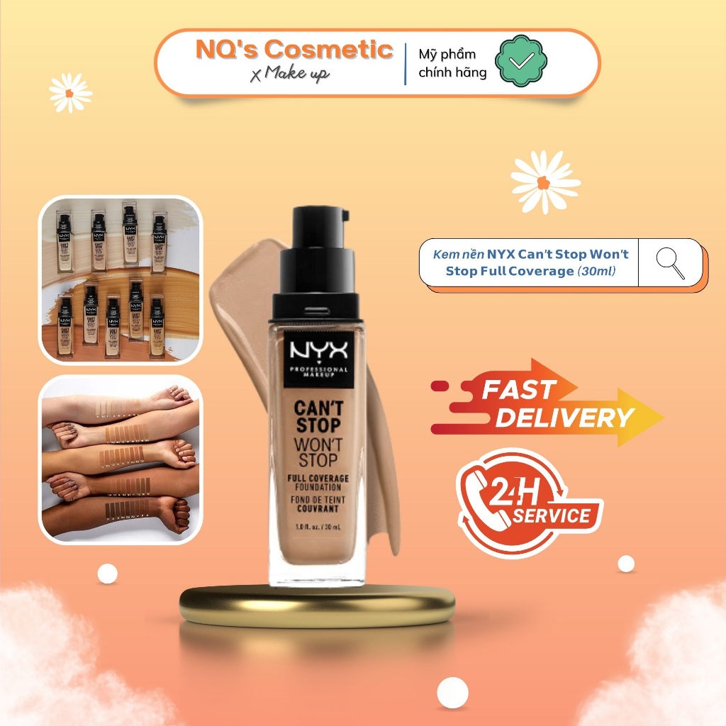 Kem nền 𝗡𝗬𝗫 𝗖𝗮𝗻'𝘁 𝗦𝘁𝗼𝗽 𝗪𝗼𝗻'𝘁 𝗦𝘁𝗼𝗽 𝗙𝘂𝗹𝗹 𝗖𝗼𝘃𝗲𝗿𝗮𝗴𝗲 𝗙𝗼𝘂𝗻𝗱𝗮𝘁𝗶𝗼𝗻