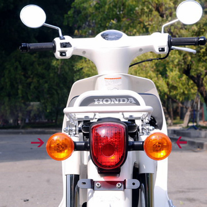 Bộ xi nhan sau xe Cub đời mới -