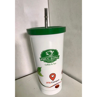 Ly giữ nhiệt phúc long 2 lớp 500ml - phiên bản giới hạn vng campus