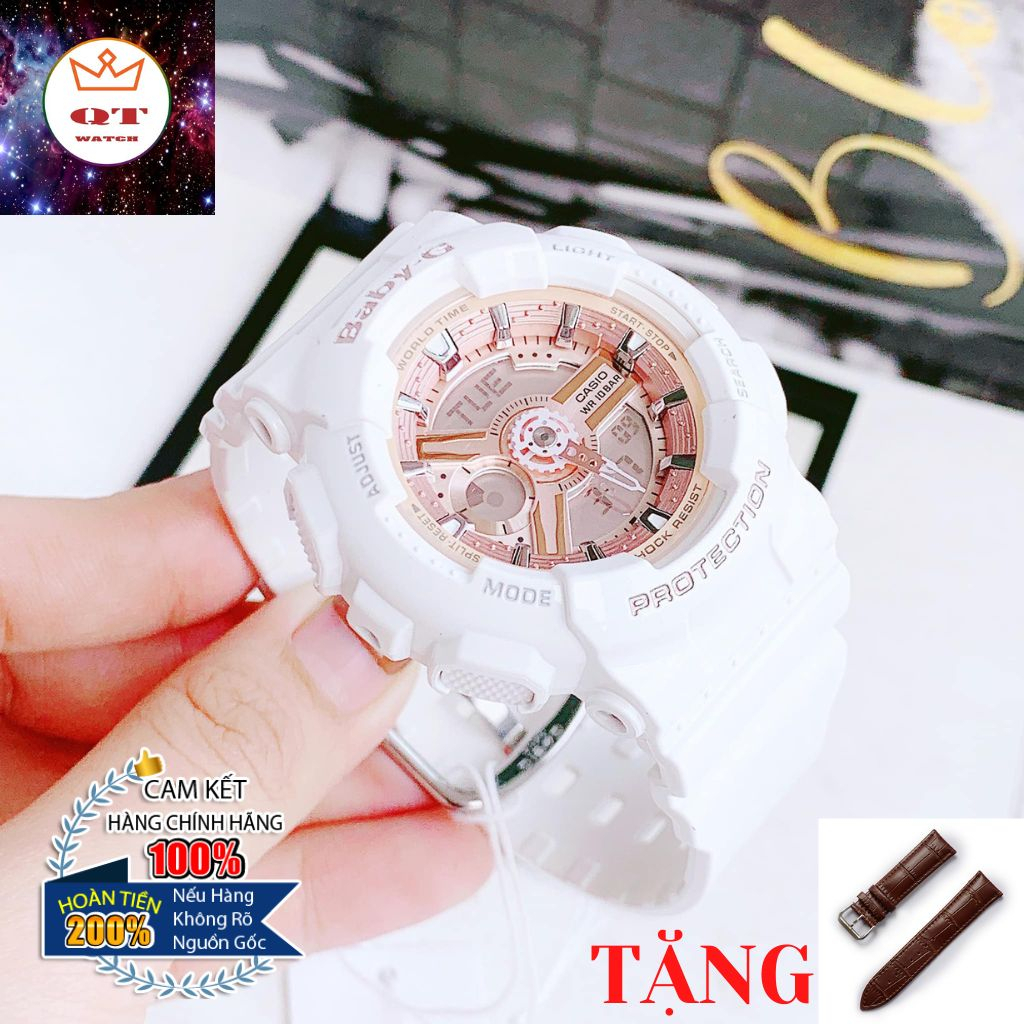 Đồng Hồ Nữ Baby-G BA-110-7A1 Chính Hãng Tặng Kèm Dây Da Cao Cấp