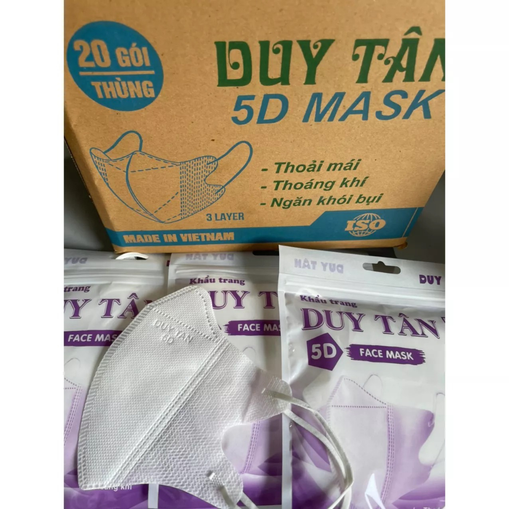 THÙNG 200 CHIẾC KHẨU TRANG 5D MASK TIỆN LỢI CHO NGƯỜI SỬ DỤNG  (THEGIODOGIADUNG92)