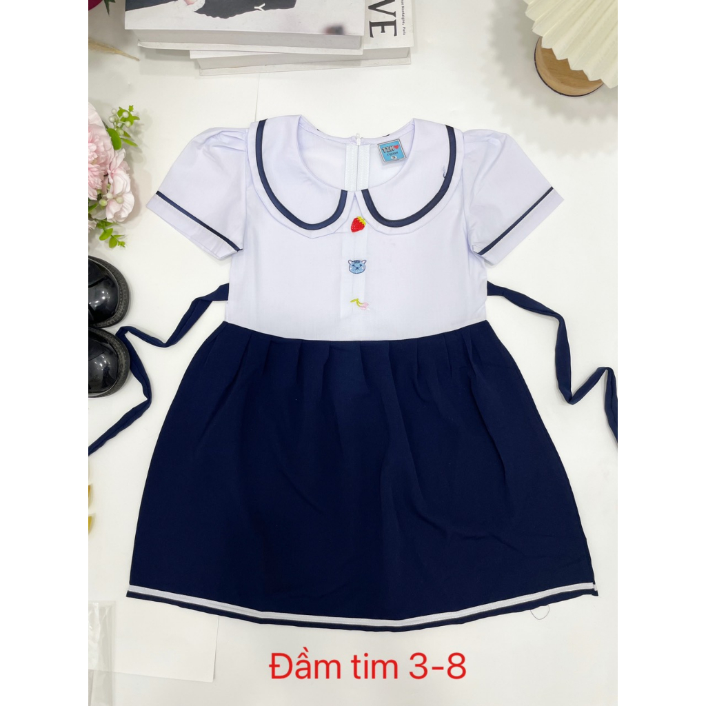 Đầm học sinh cấp 1-2 giá sốc 69_79k