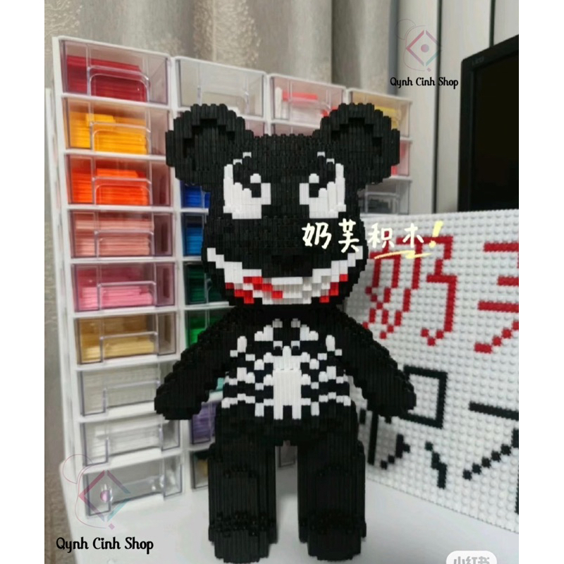 [ Mã QC01] Lắp ghép Lego Venom Bearbrick,35cm