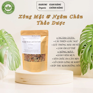 Xông mặt thảo dược & đá muối hymalayan ngâm tinh dầu cam ngọt