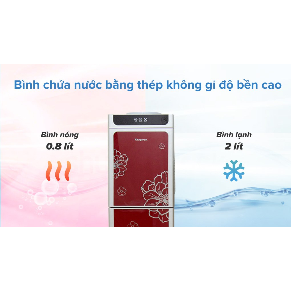 Cây nước nóng lạnh Kangaroo KG40N 600W  - Bảo hành  12 THÁNG