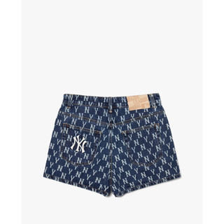( Chính Hãng ) Quần Short Jeans Nữ MLB Classic Monogram NY