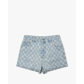 ( Chính Hãng ) Quần Short Jeans Nữ MLB Classic Monogram NY