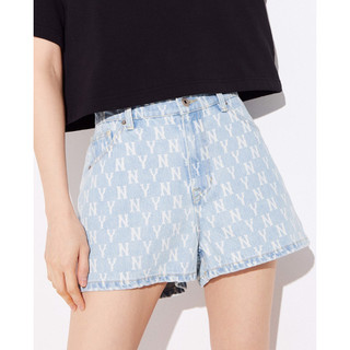 ( Chính Hãng ) Quần Short Jeans Nữ MLB Classic Monogram NY