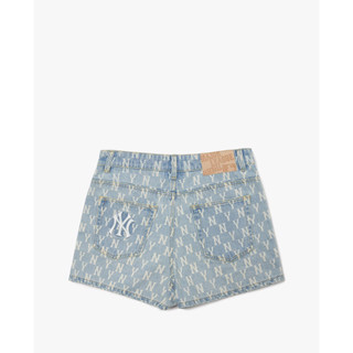 ( Chính Hãng ) Quần Short Jeans Nữ MLB Classic Monogram NY