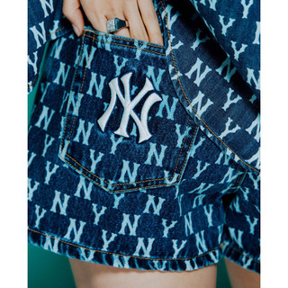 ( Chính Hãng ) Quần Short Jeans Nữ MLB Classic Monogram NY