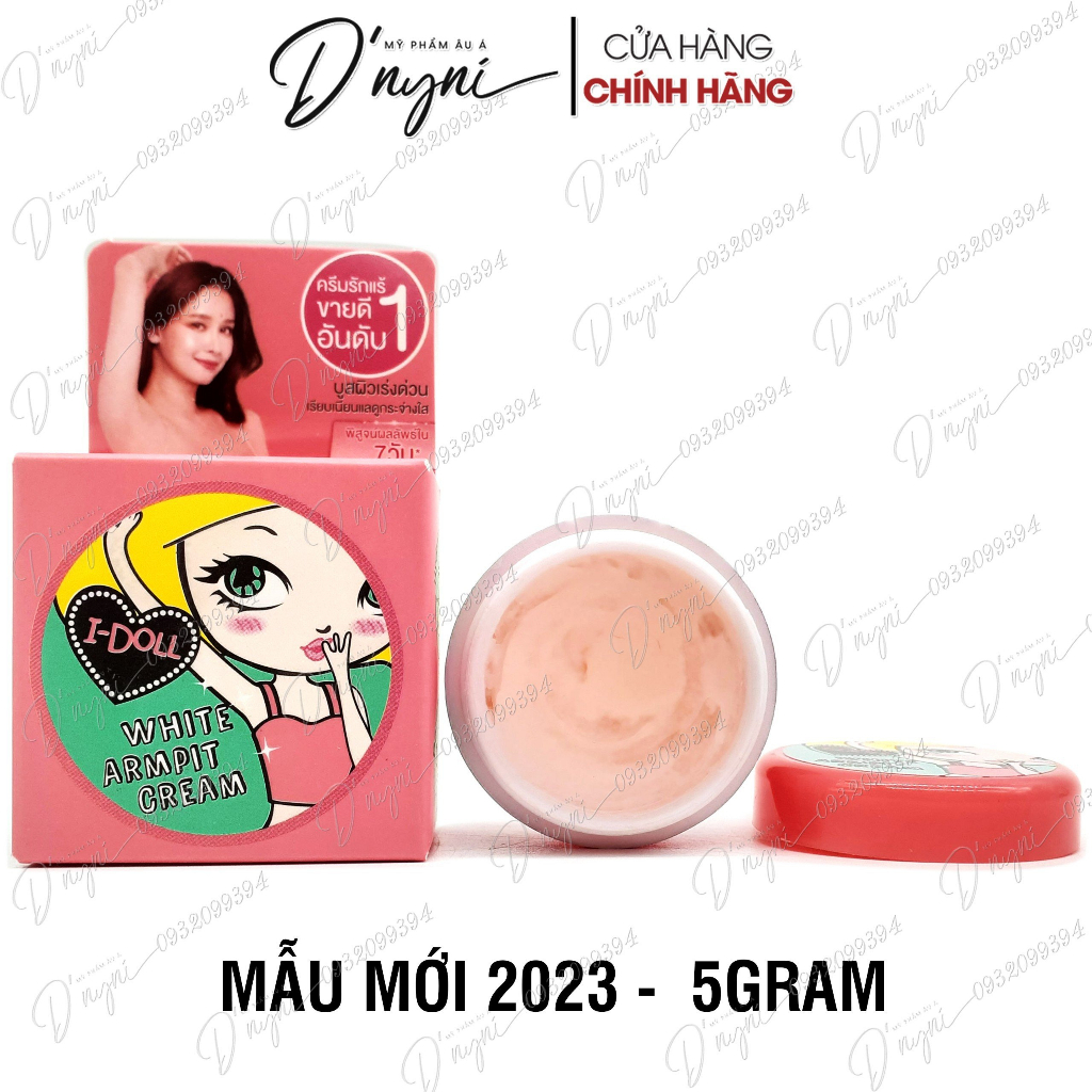 Kem Dưỡng Thâm Nách Trắng Da I-Doll White Armpit Cream 5g Thái Lan