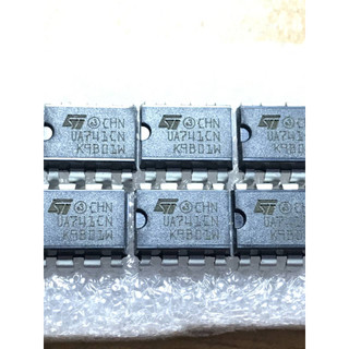 2 ic ua741cn, op amp khuếch đại thuật toán