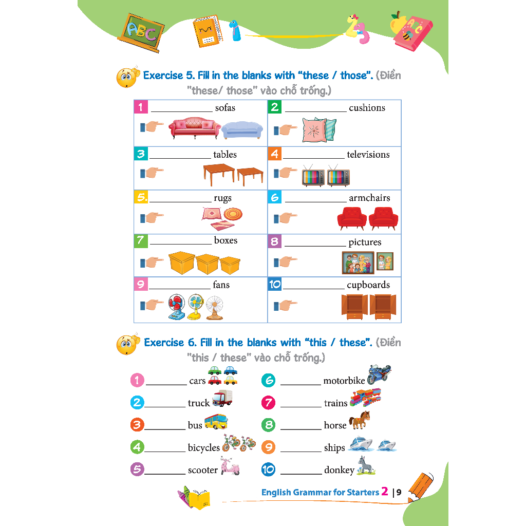 Sách - Combo 2c - English grammar for starters  - trọn bộ