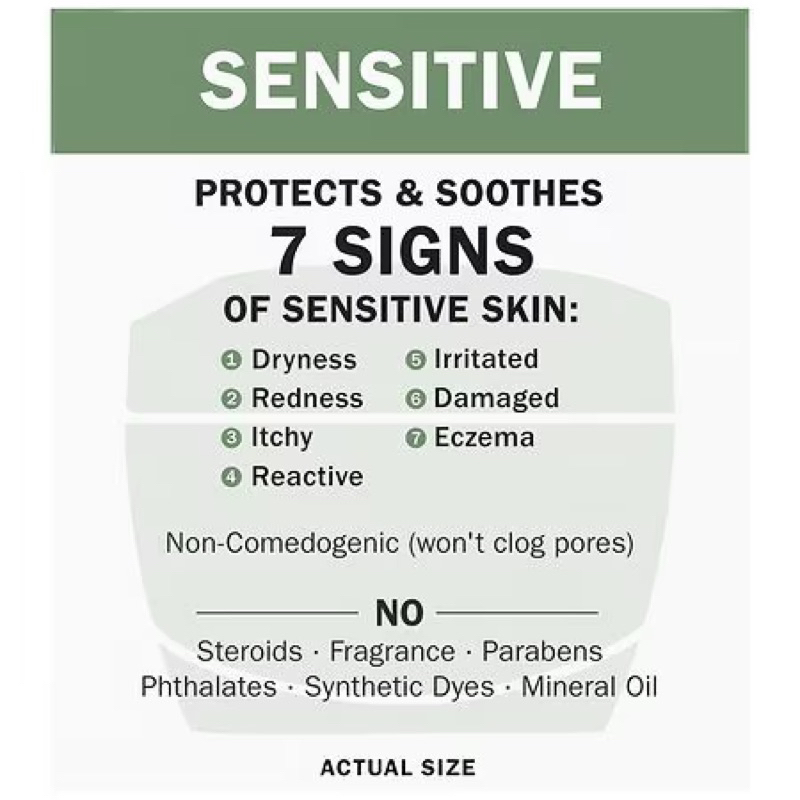 Olay Sensitive/ Eczema therapy -Soothing Moisturizer dành riêng cho da nhạy cảm