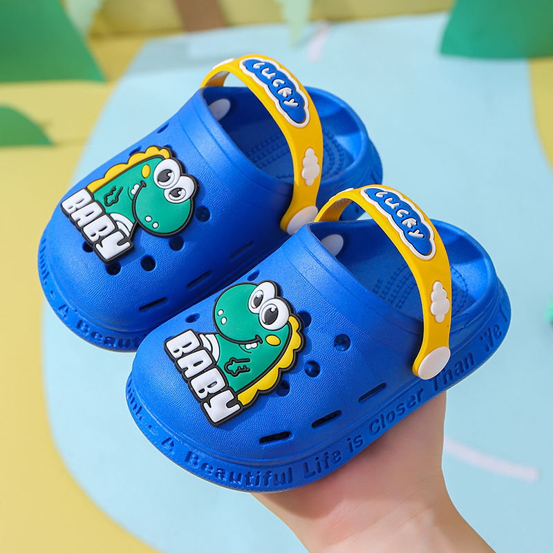 Dép cross khủng long baby dễ thương cho bé trai bé gái siêu nhẹ mềm chống trơn trượt