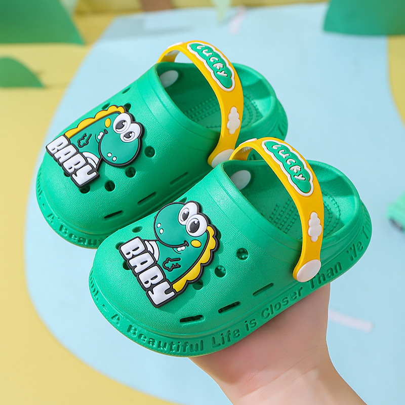 Dép cross khủng long baby dễ thương cho bé trai bé gái siêu nhẹ mềm chống trơn trượt