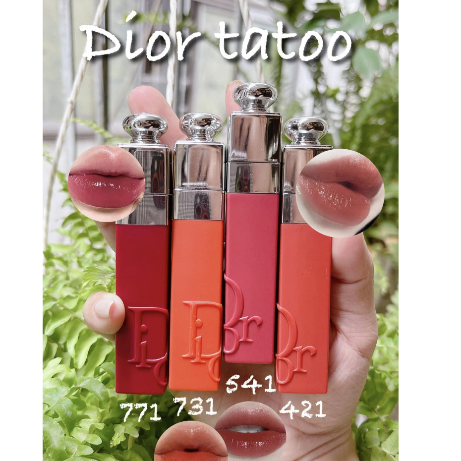 Son Kem Dior Tattoo Mẫu Mới FullSize Dior 421,541,731,561,771