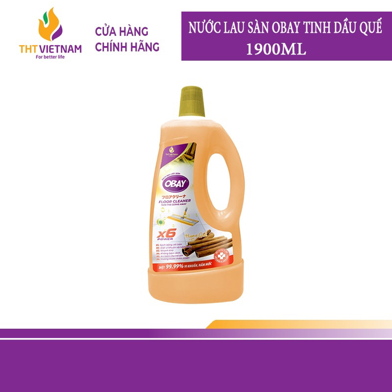 NƯỚC LAU SÀN OBAY THÁI LAN CHAI TO 1,9L