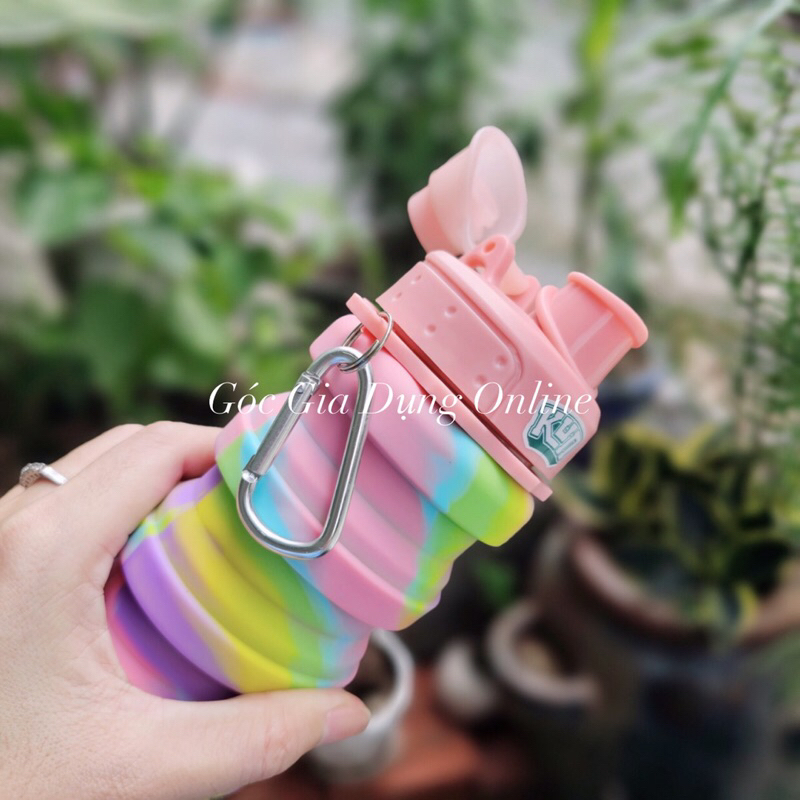 BÌNH NƯỚC BIẾN HÌNH, BÌNH NƯỚC GẤP GỌN KUN. SHOP CÒN MÀU XANH