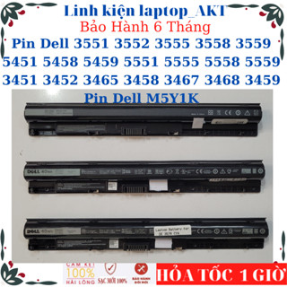 Pin Dell 3551 3552 3555 3558 3559 5451 5458 5459 5551 5555 5558 5559 3451 3452 3465 Vostro 3458 3467 3468 3459 Pin M5Y1K