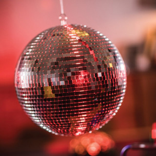 Quả cầu gương Disco bạc trang trí, chụp ảnh studio
