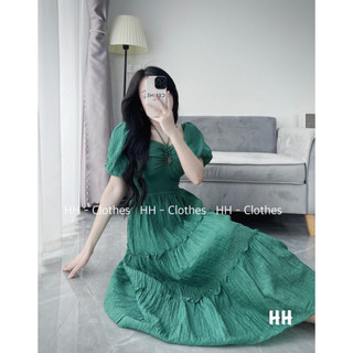 Đầm maxi tầng dài đũi thơ lê bigsize