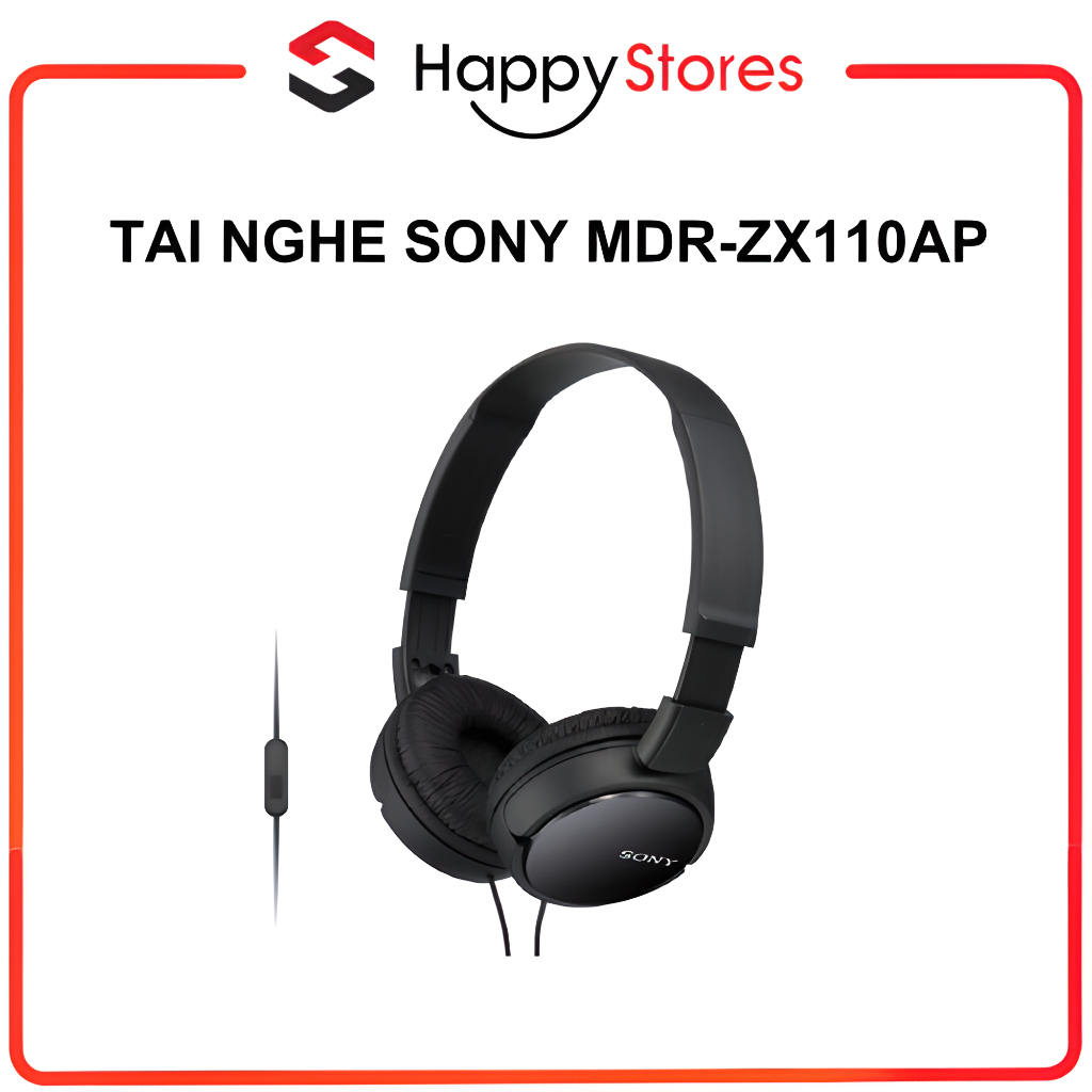 Tai Nghe Chụp Tai Sony MDR-ZX110AP Hàng Chính Hãng Bảo Hành 1 Năm