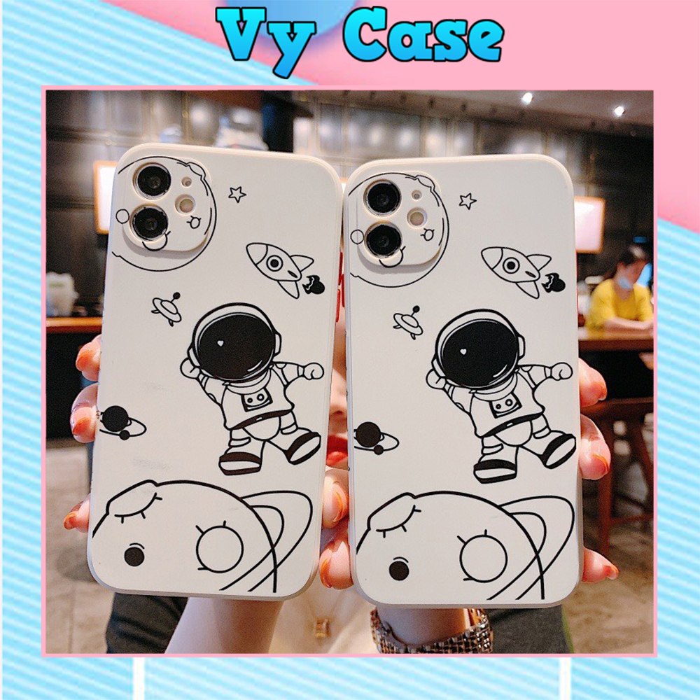 Ốp lưng hình vũ trụ cạnh vuông giả lp12 5/5s/6/6plus/6s/7/7plus/8/8plus/x/xr/xs/11/12/pro/max be v52