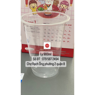 LY NHỰA 900ml/ LY KHỔNG LỒ DÙNG ĐỰNG TRÀ TẮC, SỮA ĐẬU NÀNH, CÁC LOẠI NƯỚC GIẢI KHÁT