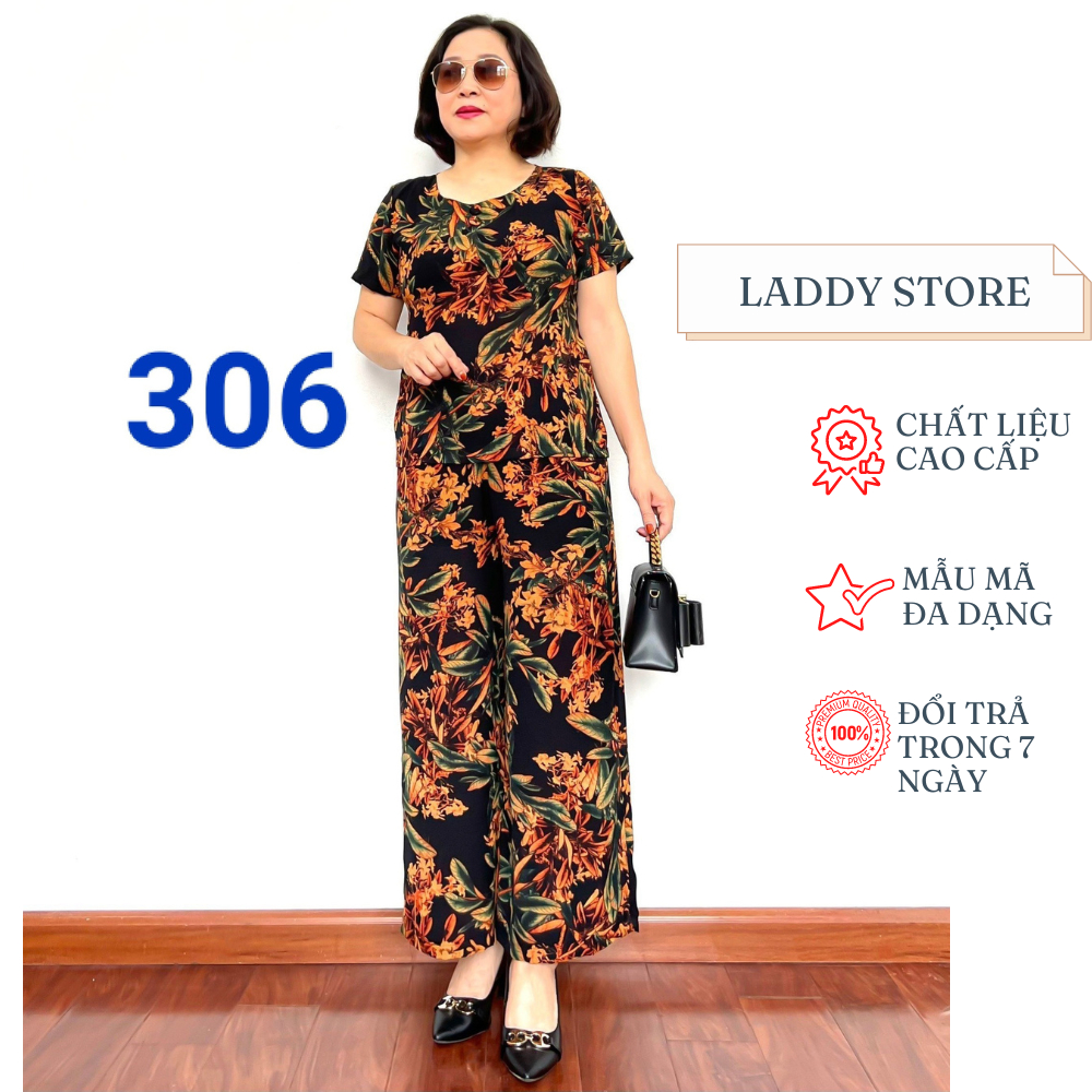 Thời Trang Nữ Trung Niên Bộ Lụa Hàn Châu Cao Cấp Không Nhăn Xù Khi Giặt Phù Hợp Với Mẹ Và Bà 2023 - Laddy Store