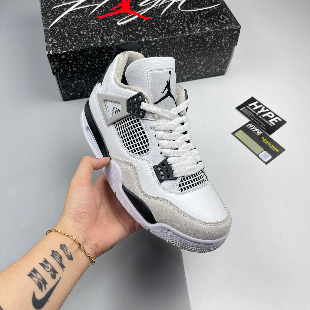Giày Jordan 4 Military Black  - Hype Sneaker / Best Quality