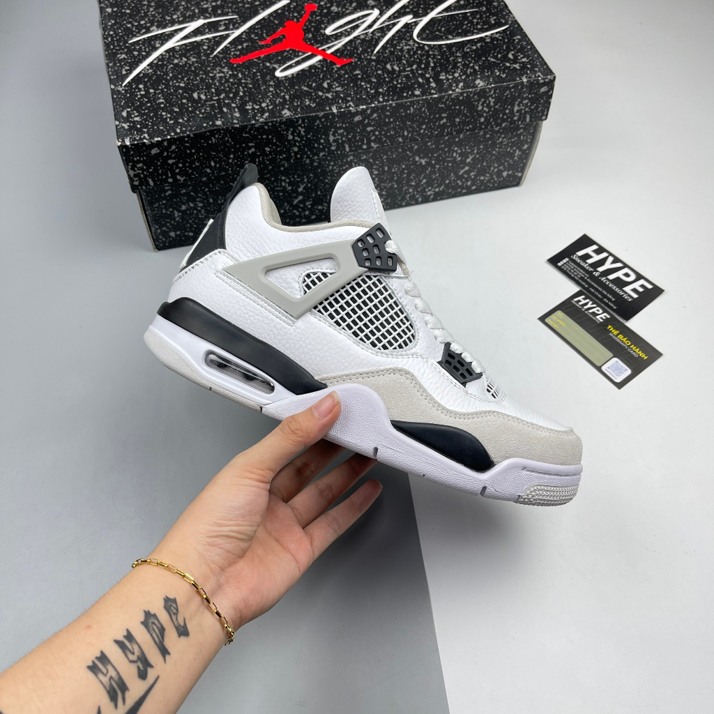 Giày Jordan 4 Military Black  - Hype Sneaker / Best Quality