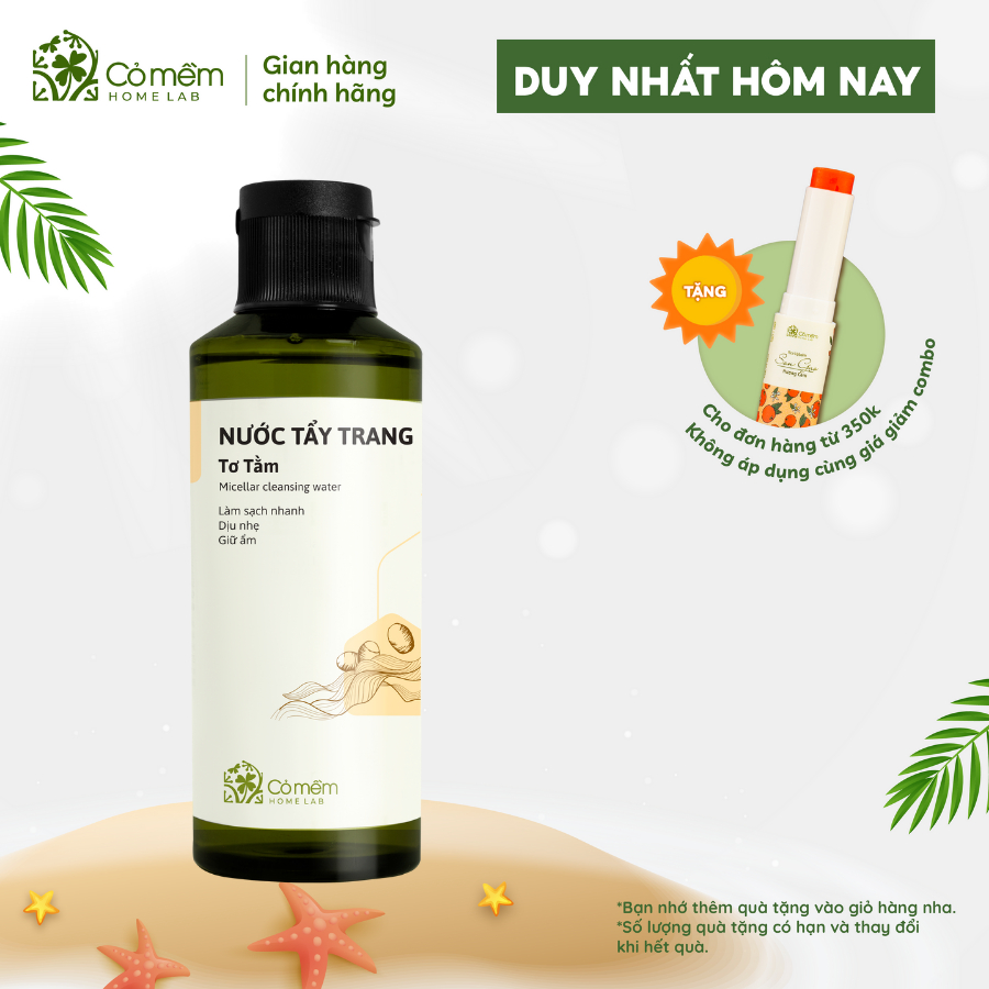 Nước Tẩy Trang Và Làm Sạch Cho Mọi Loại Da Tơ Tằm Cỏ Mềm 150ml