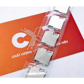 Tf microsd 9p khe cắm thẻ nhớ nhấn nhả