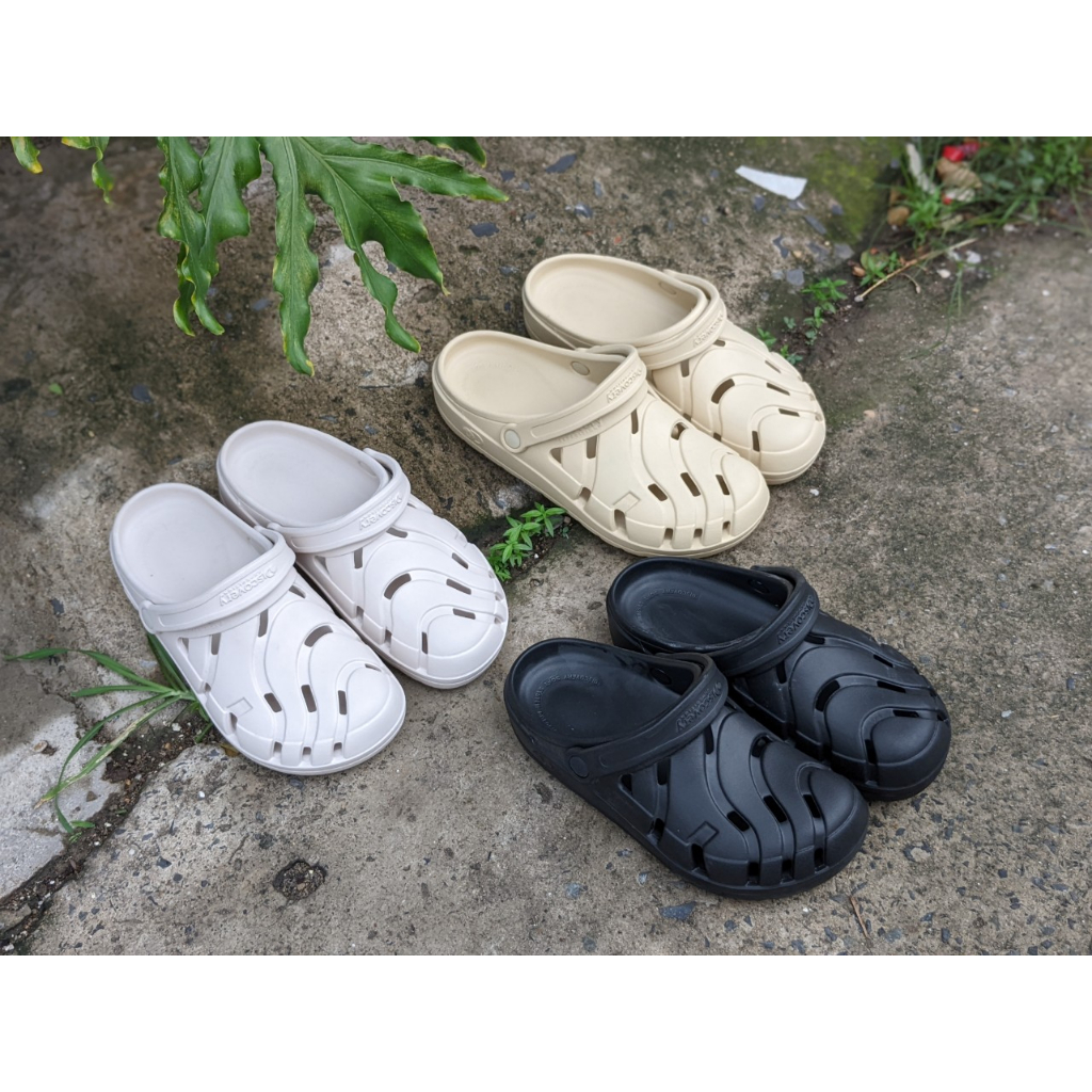 ( Chính Hãng ) Dép Cao Su Đúc DISCOVERY Expendition Clog Ivory