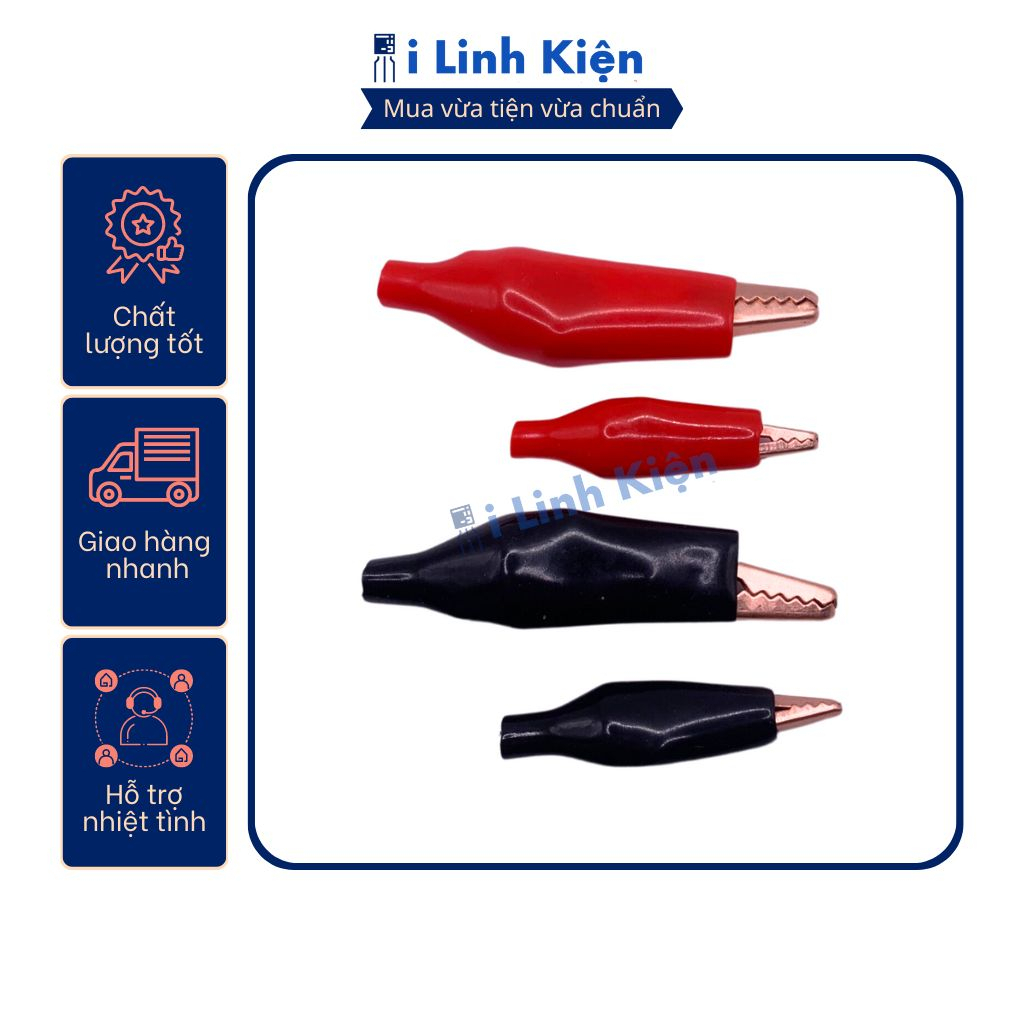 Đôi kẹp cá sấu nhỏ bằng đồng 27mm chất lượng cao