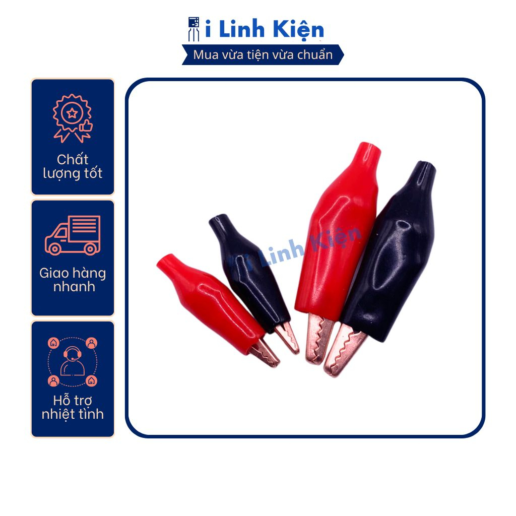 Đôi kẹp cá sấu nhỏ bằng đồng 27mm chất lượng cao