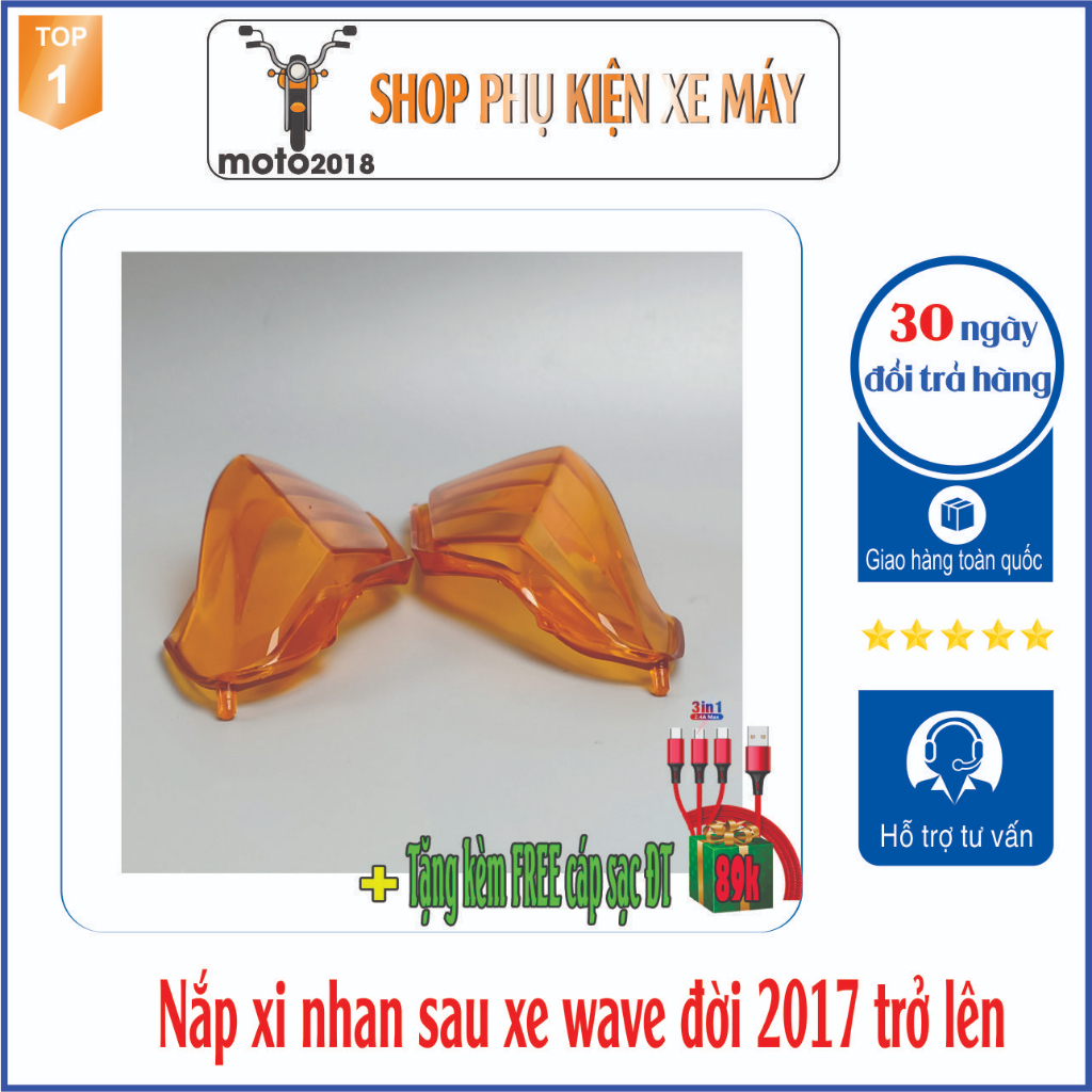 Nắp xi nhan sau wave 2017-2018-2019 -