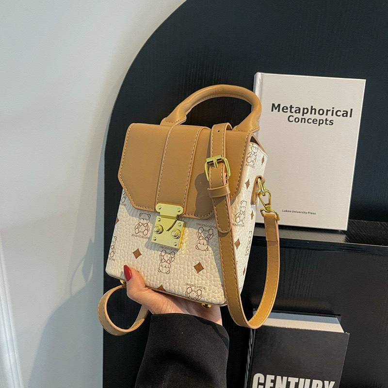 Túi tay cầm dáng đứng sz 17cm đeo chéo siêu xinh