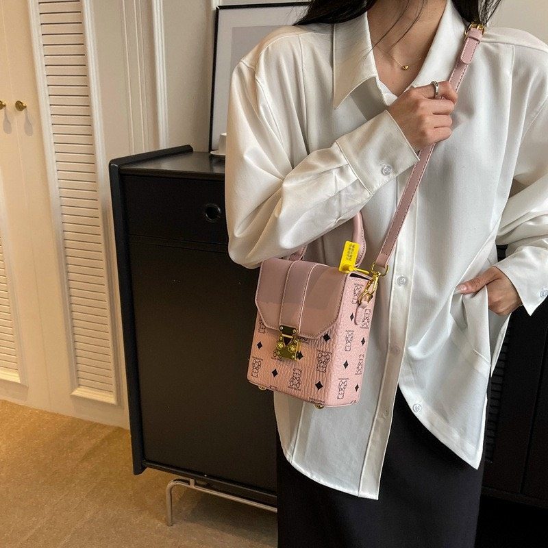 Túi tay cầm dáng đứng sz 17cm đeo chéo siêu xinh