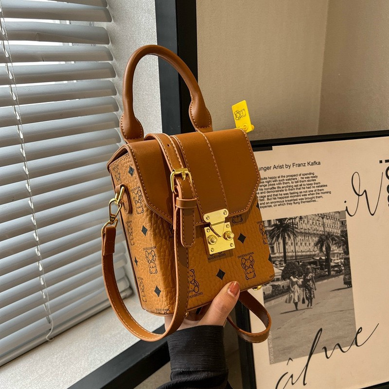 Túi tay cầm dáng đứng sz 17cm đeo chéo siêu xinh