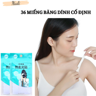 Túi 36 Miếng dán cố định quần áo, băng dính cố định quần áo chống hở_NL341